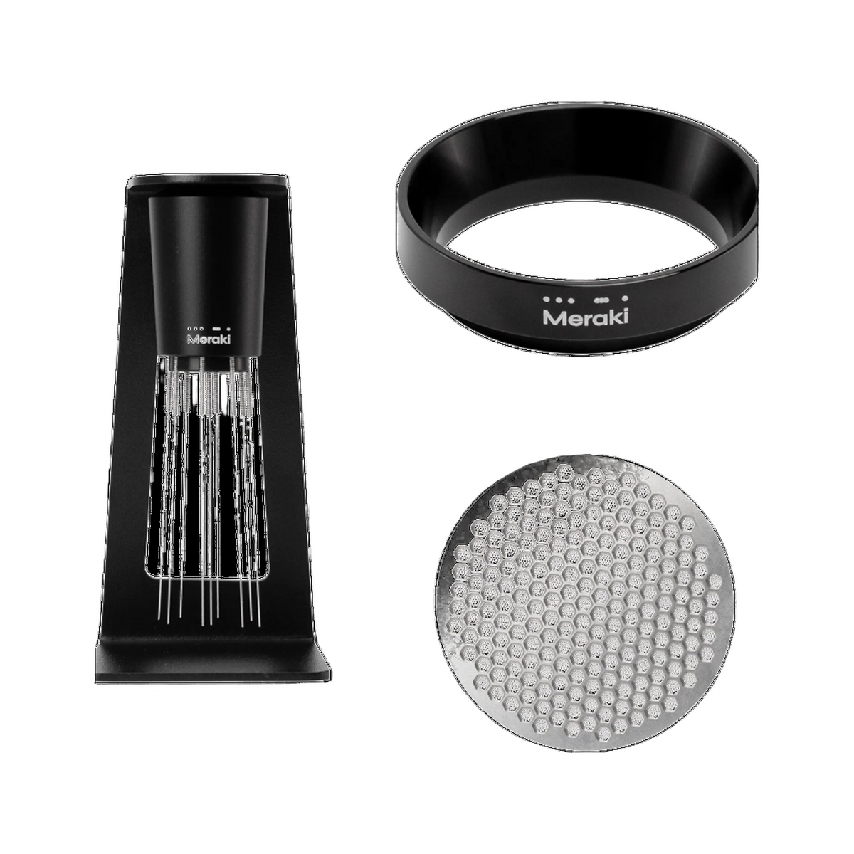 Meraki Espresso Prep Kit (Distribution Needle, Dosing Funnel & Puck Screen) - product view 1