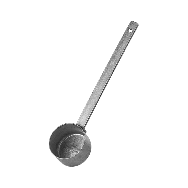 MHW-3BOMBER Long Measuring Spoon Silver Spot - product view 1