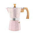 Grosche Milano Stovetop Espresso Coffee Maker Blush Pink - product view 1