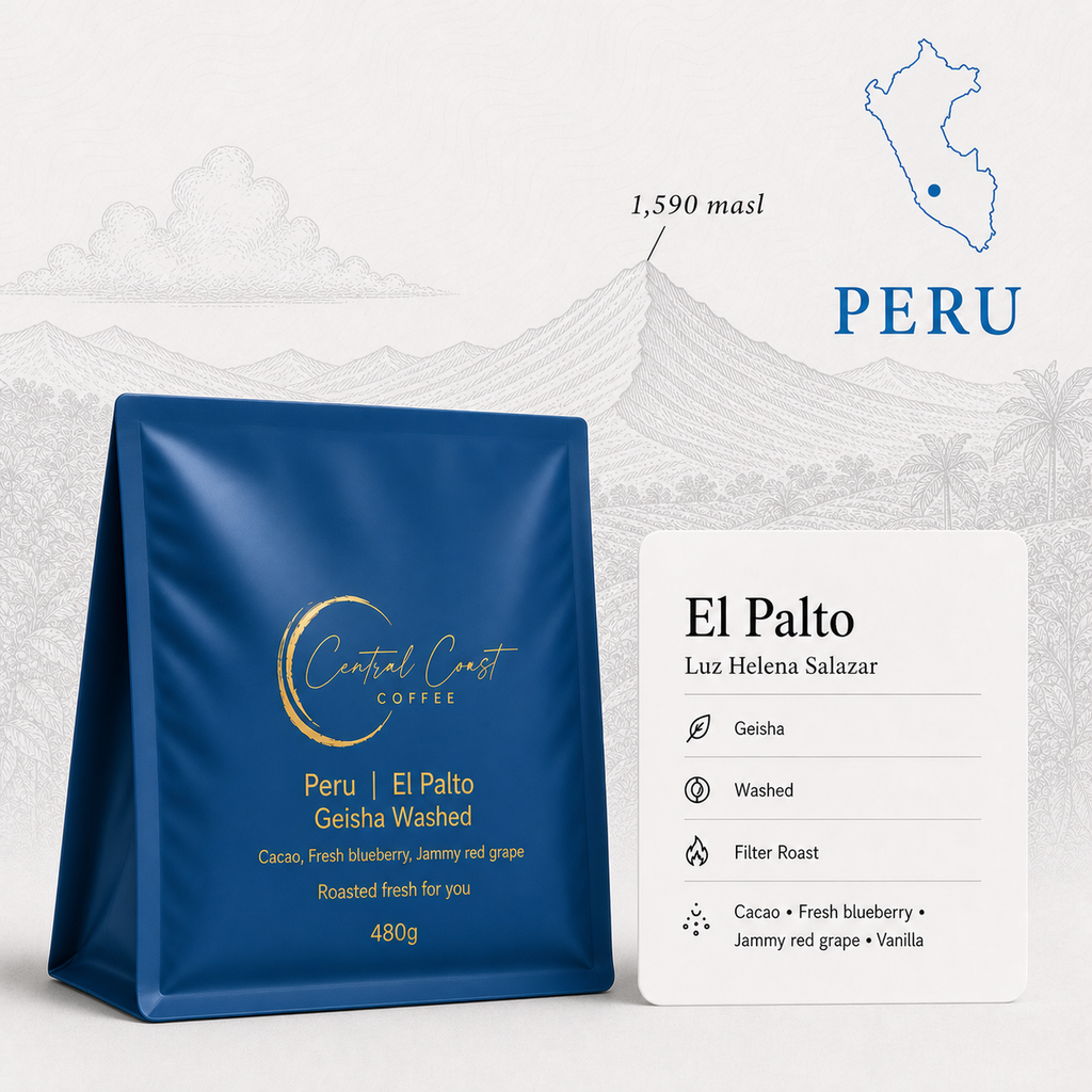 Peru | Finca El Palto | David Ojeda | Gesha Washed | Signature Series 480g bag