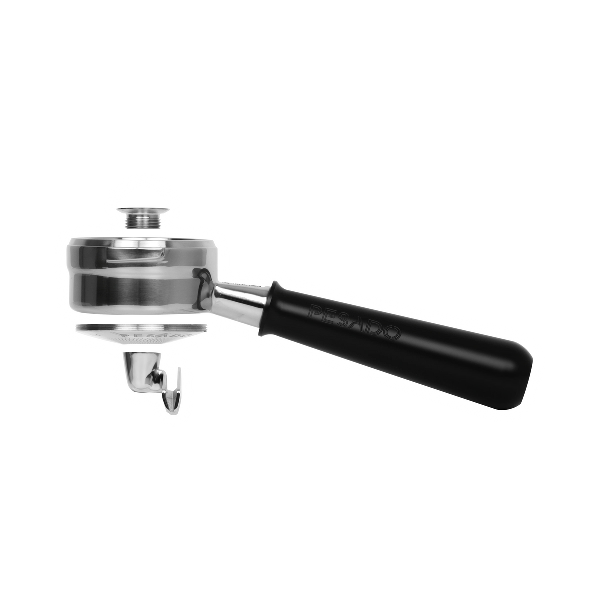 Pesado Hybrid Double Spouted Portafilter (Breville 54mm) - product view 1