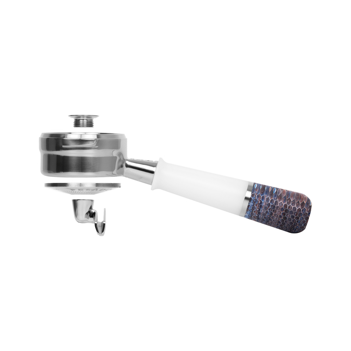 Pesado Hybrid Double Spouted Portafilter (Breville 58mm) - product view 18