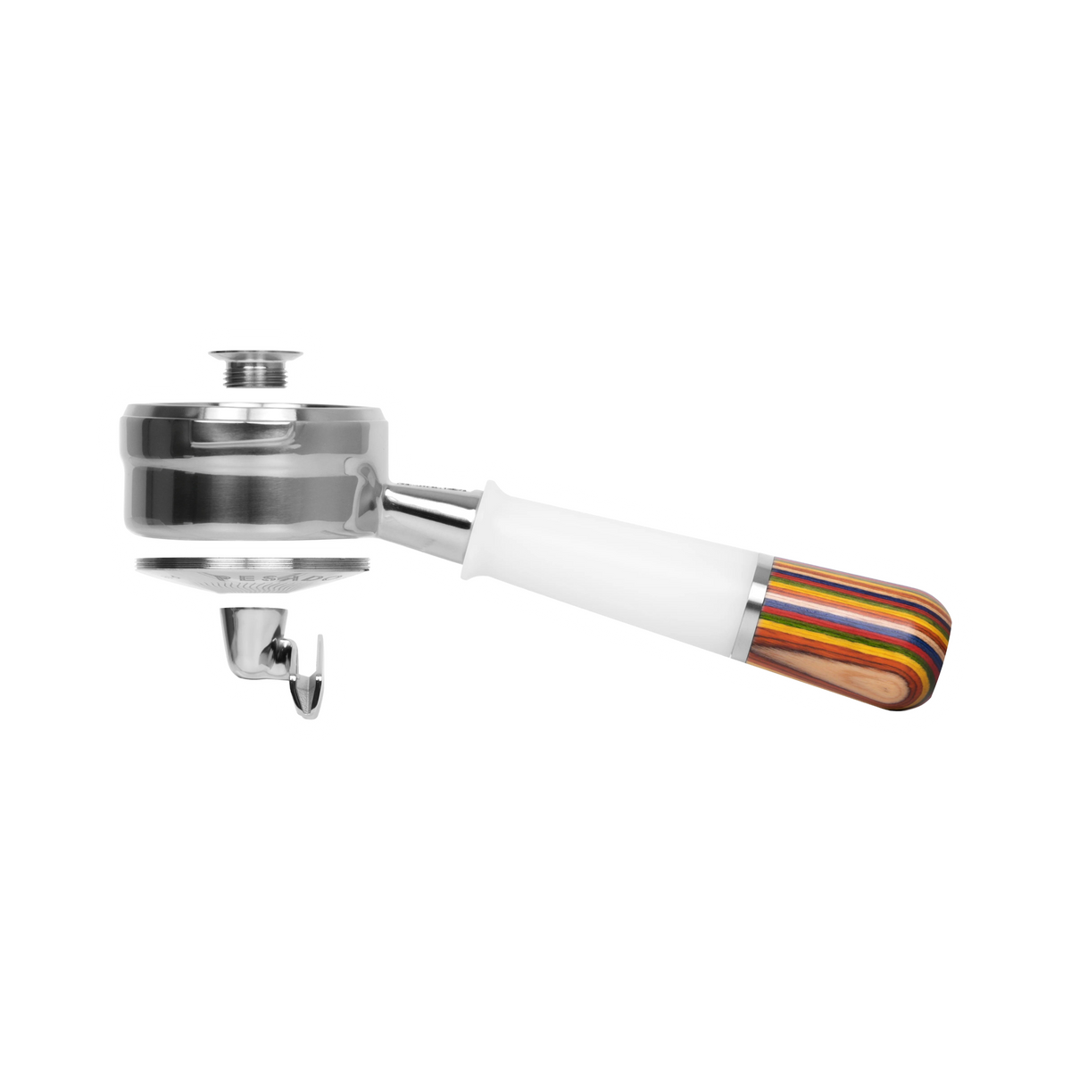 Pesado Hybrid Double Spouted Portafilter (Breville 58mm) - product view 2