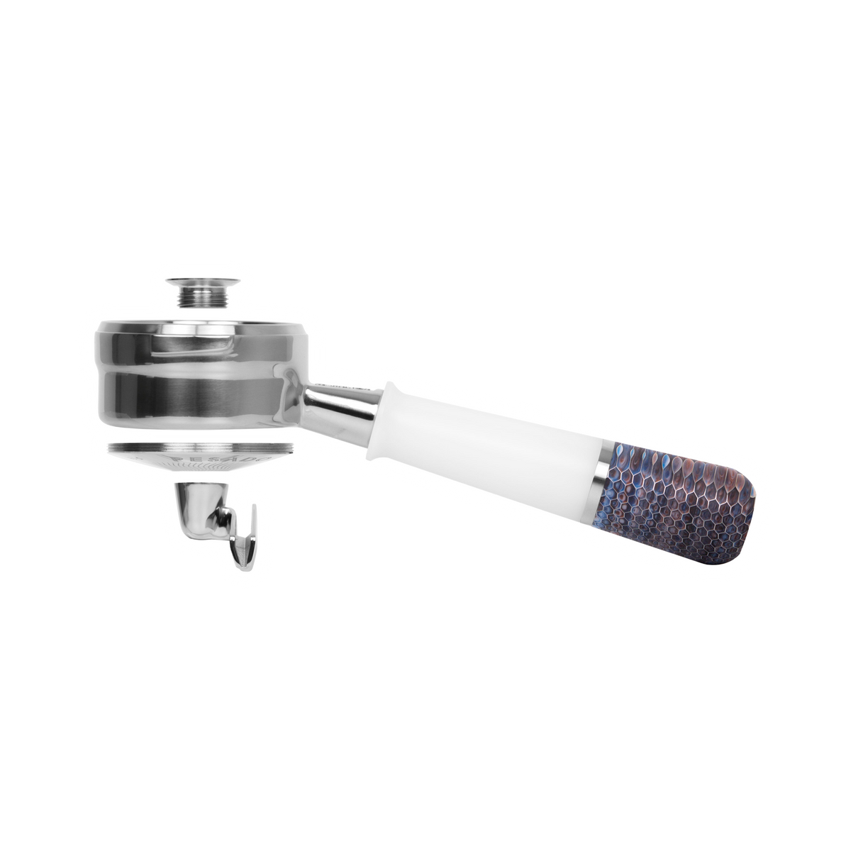 Pesado Hybrid Double Spouted Portafilter (Breville 58mm) - product view 9