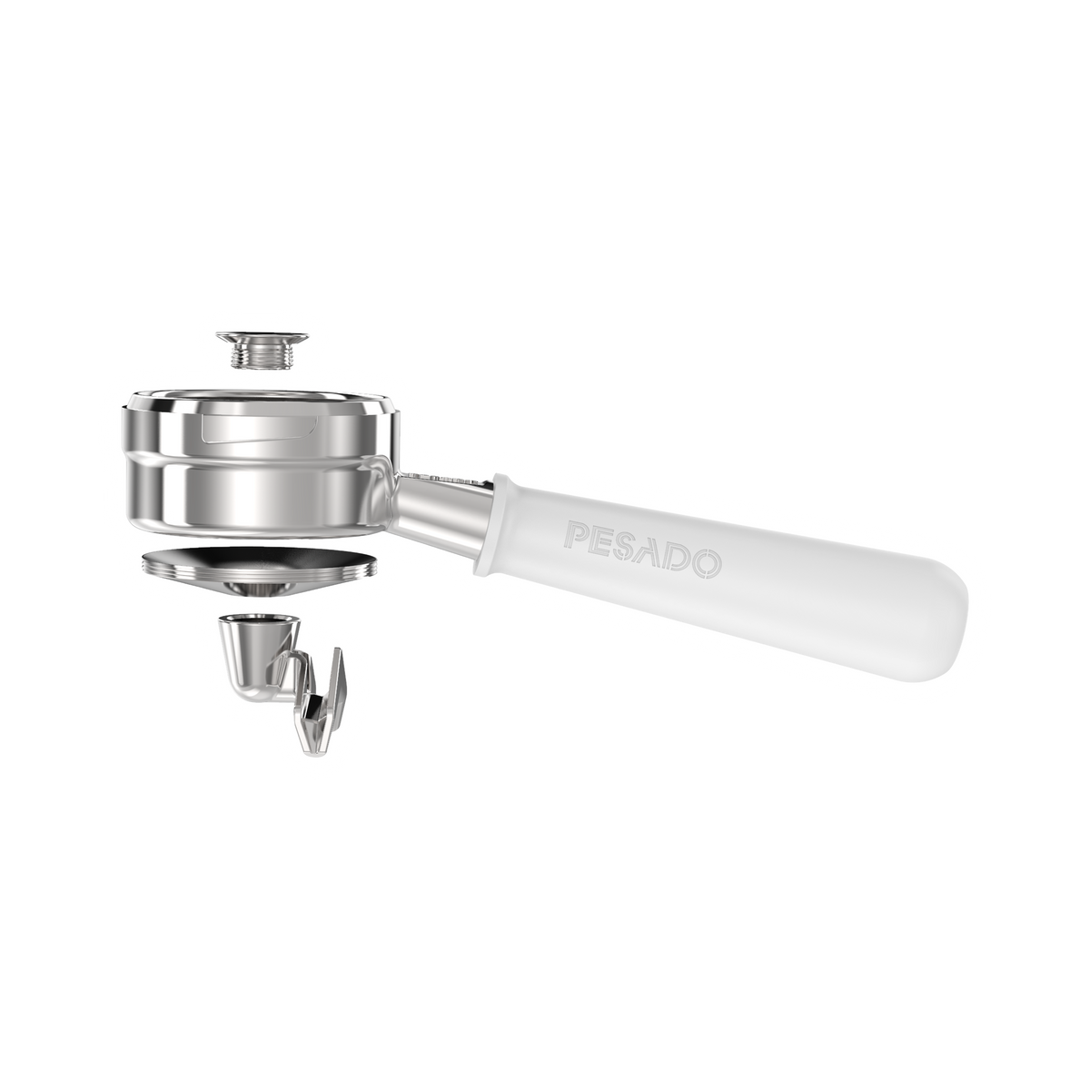 Pesado Hybrid Double Spouted Portafilter 58mm (LM/E61) - product view 2