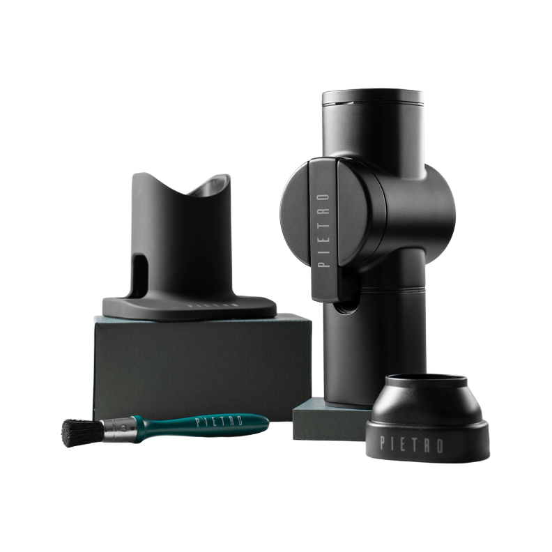 Pietro Hand Grinder / inc Base, Funnel & Brush - product view 1