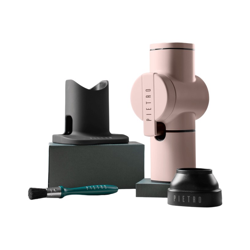 Pietro Hand Grinder / inc Base, Funnel & Brush - product view 4