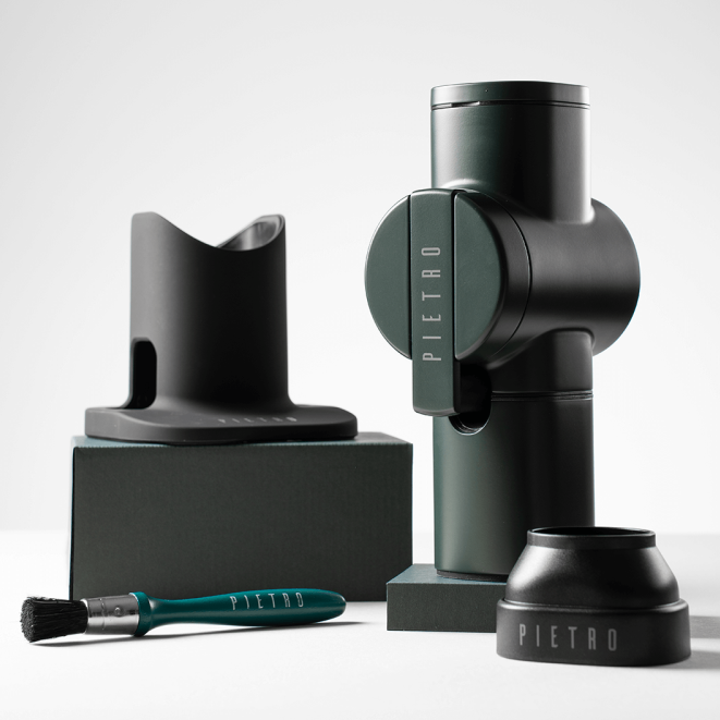 Pietro Hand Grinder / inc Base, Funnel & Brush