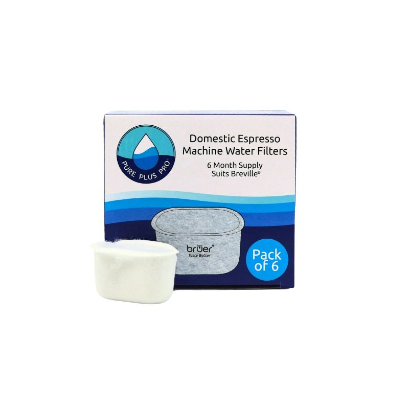 Pure Plus Pro Breville Espresso Machine Water Filter 6pk
