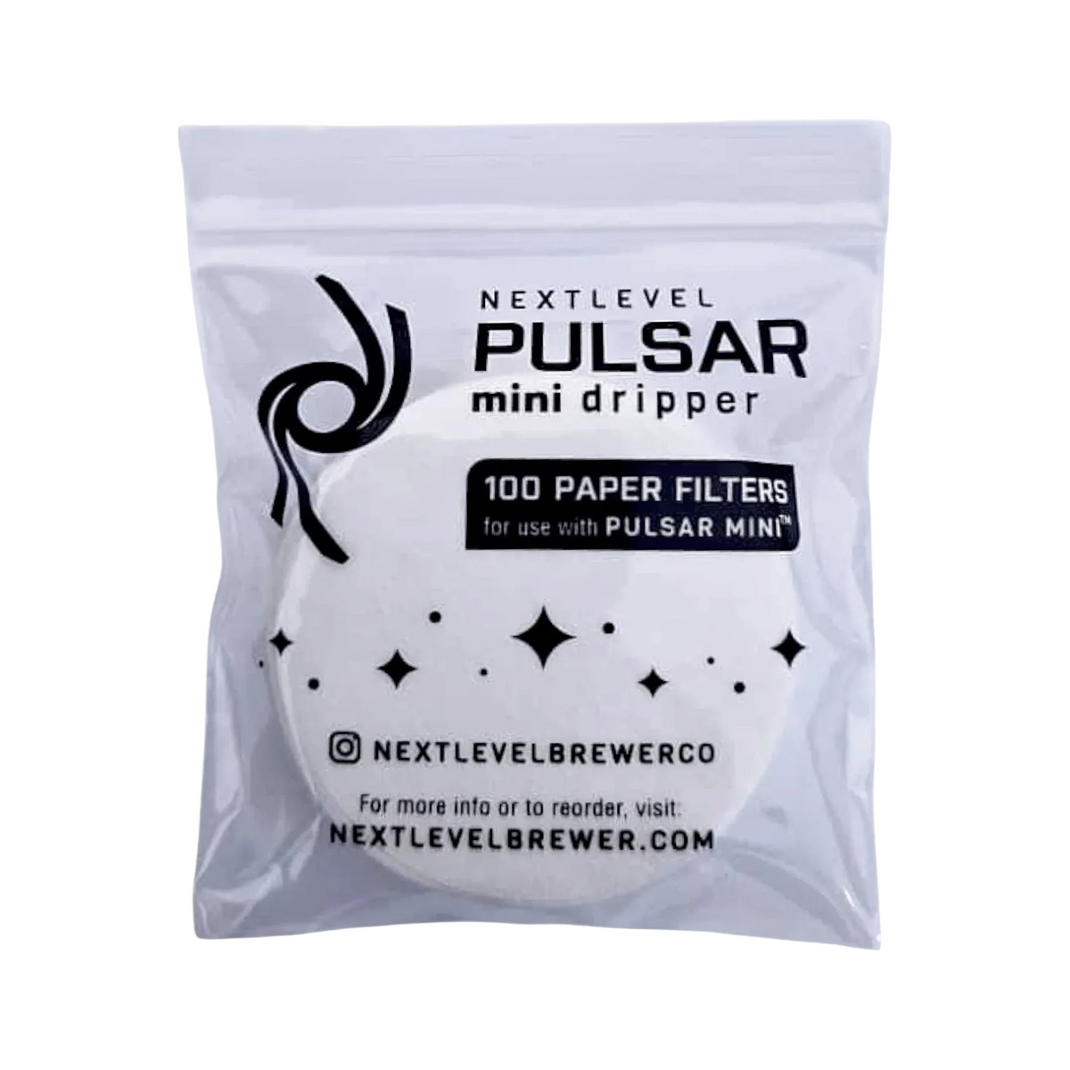 Pulsar Mini Filters (58mm) by Next Level Brewer (100pcs) - product view 1