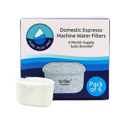 Pure Plus Pro Breville Espresso Machine Water Filter 6pk - product view 2