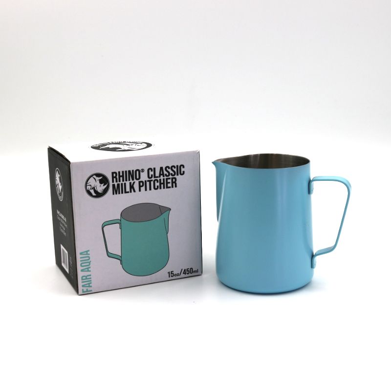 Rhino Classic Milk Pitcher 450ml/15oz - Fair Aqua