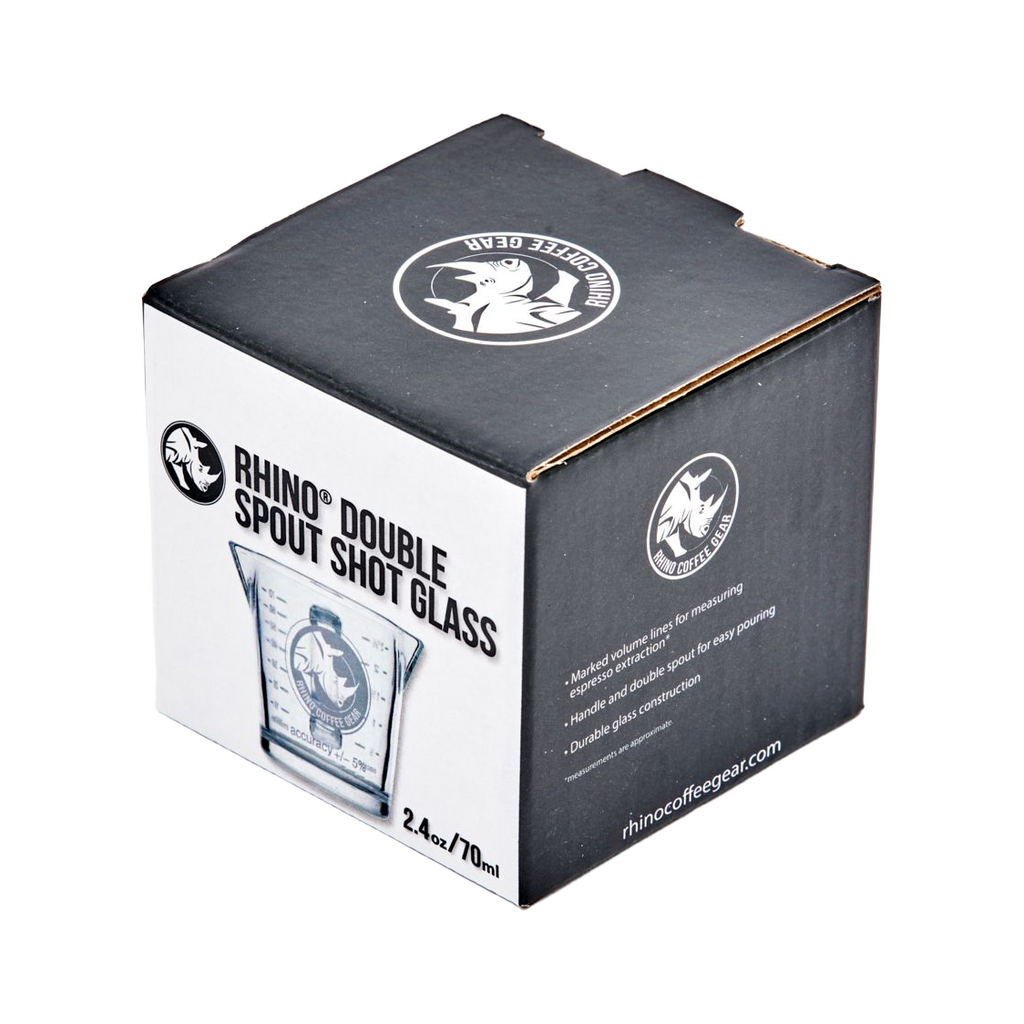 Rhino Shot Glass - Double Spout - product view 1