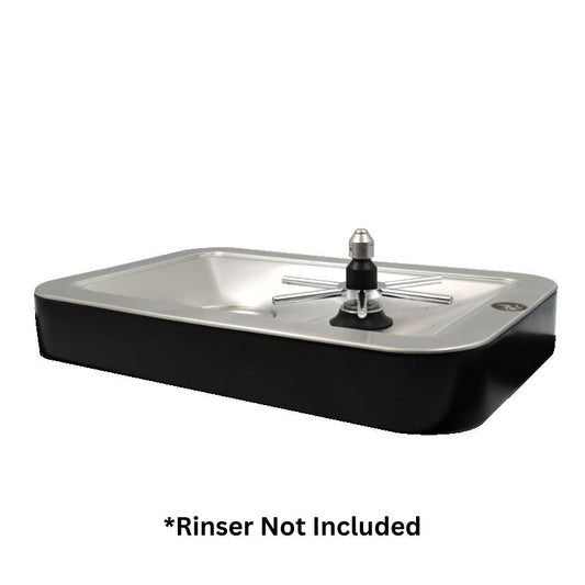Rhino Pitcher Rinser Riser for 300mm Sink Black
