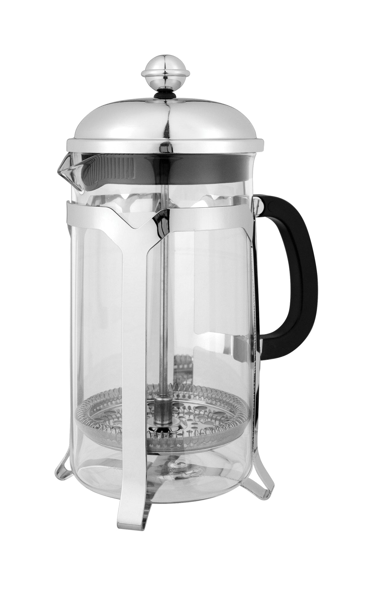 Avanti Domo Caf Coffee Plunger, 1L / 8 Cup, Steel