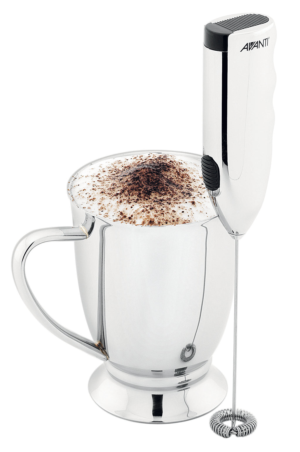 Avanti Little Whipper Milk Frother, Silver (photo 2)