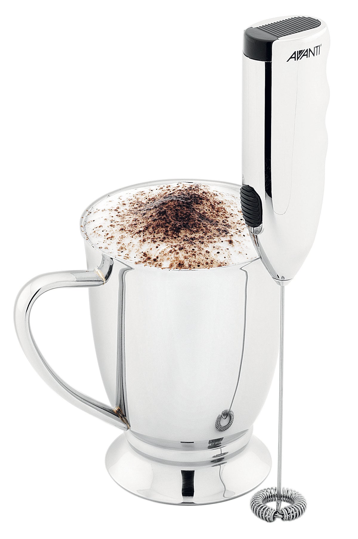 Avanti Little Whipper Milk Frother, Silver (photo 2)