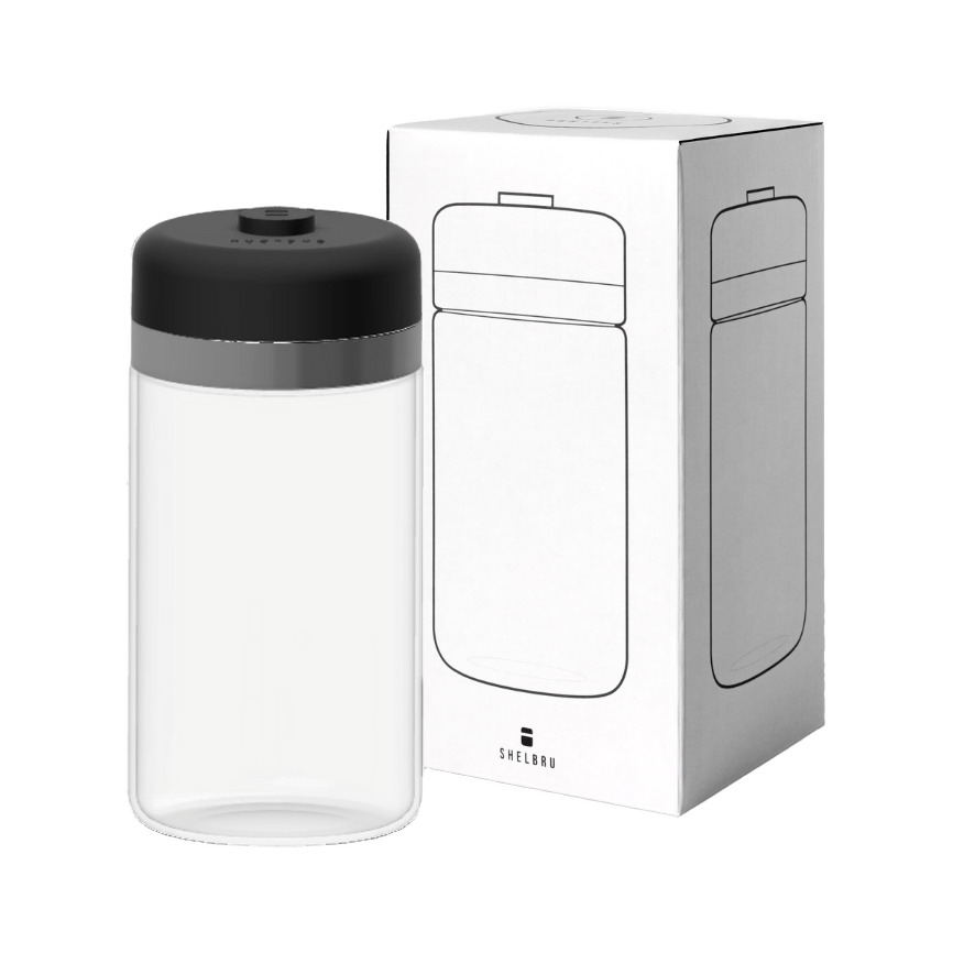 Shelbru Smart Glass Canister 800ml - product view 1