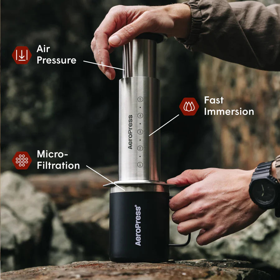 AeroPress Coffee Maker Steel