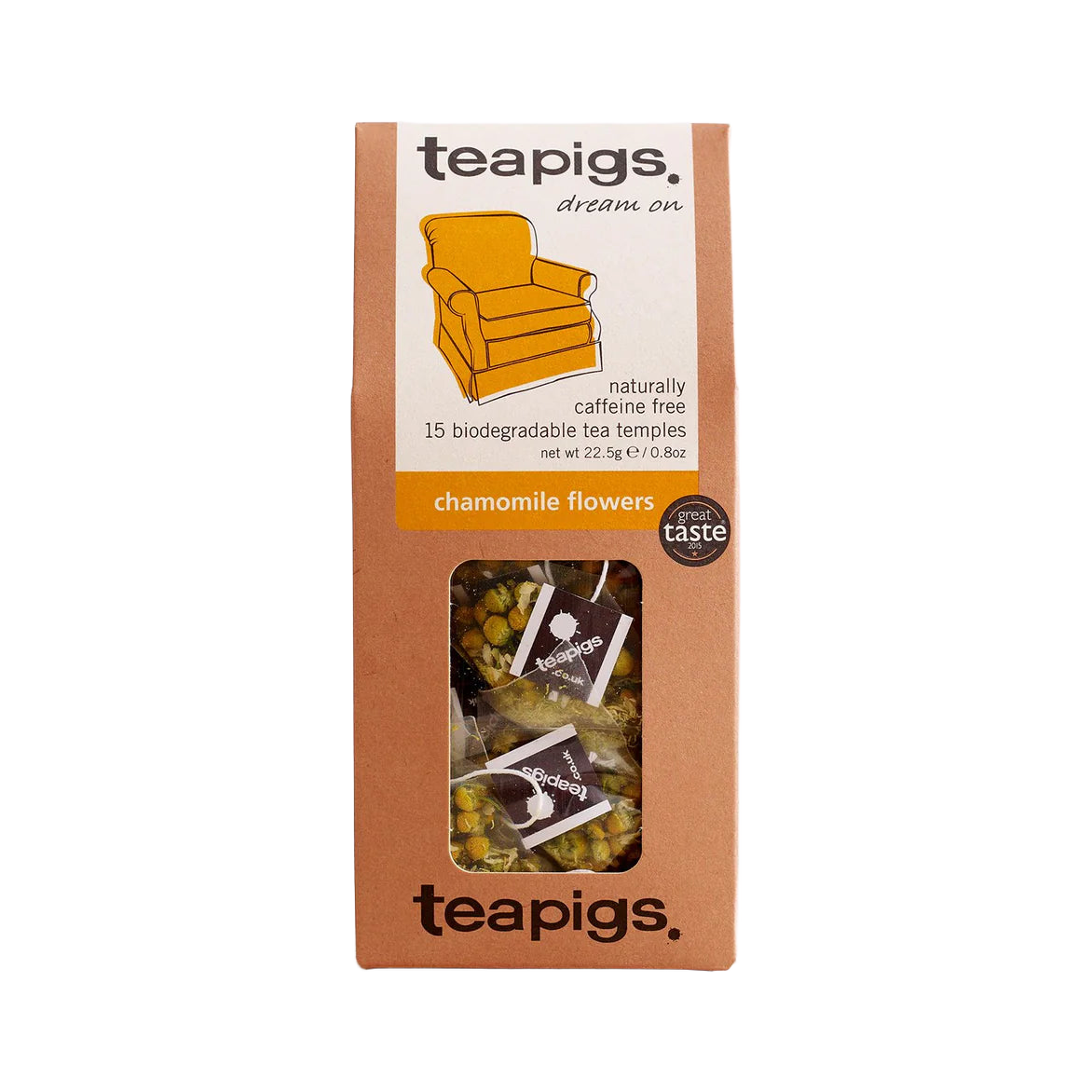 Teapigs Chamomile Flowers Tea - product view 1