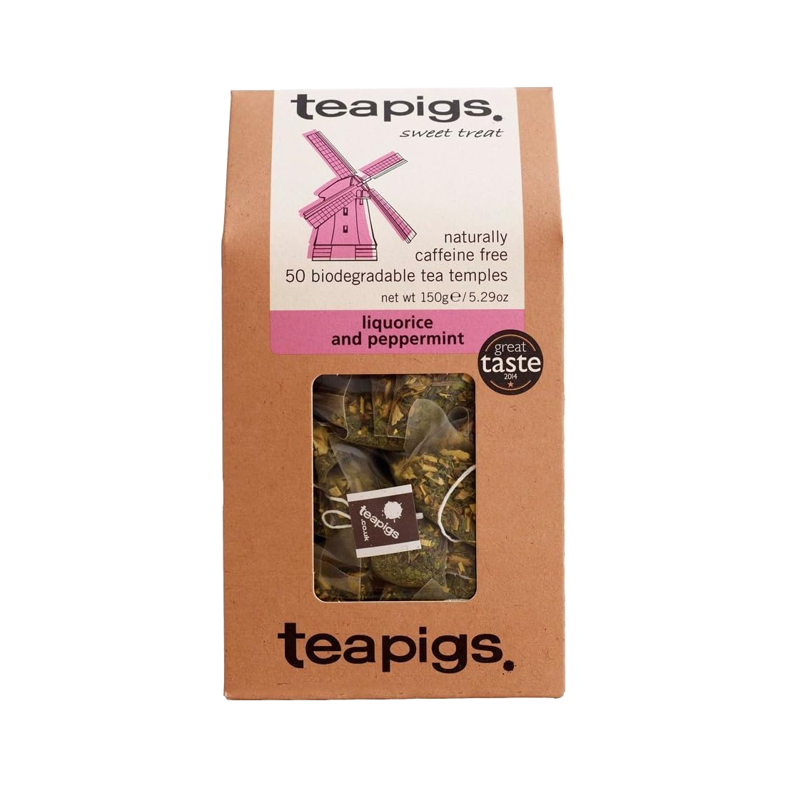 Teapigs Liquorice and Pepermint Tea - product view 1