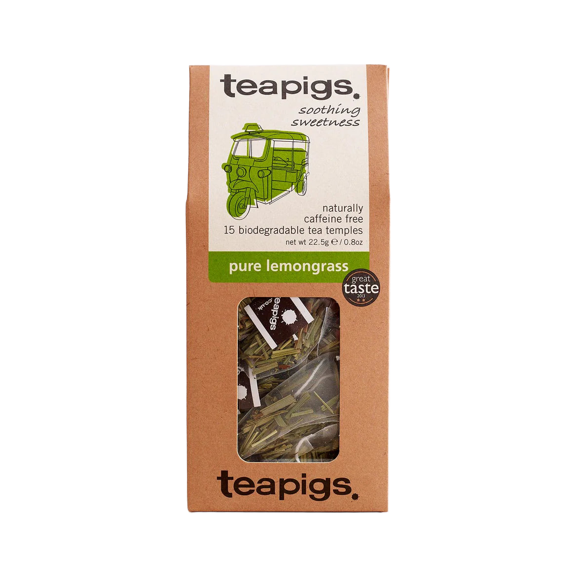 Teapigs Pure Lemongrass Tea 15pk - product view 1