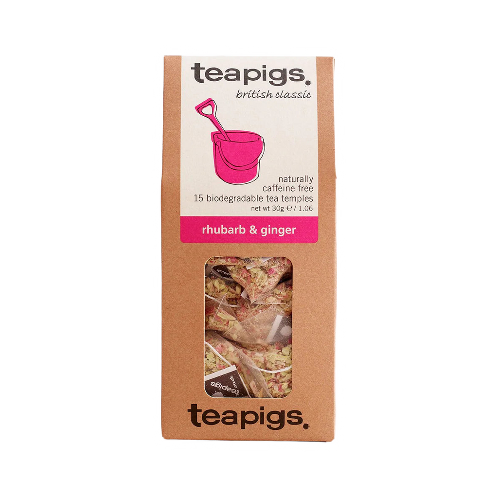 Teapigs Rhubarb & Ginger Tea 15pk - product view 1
