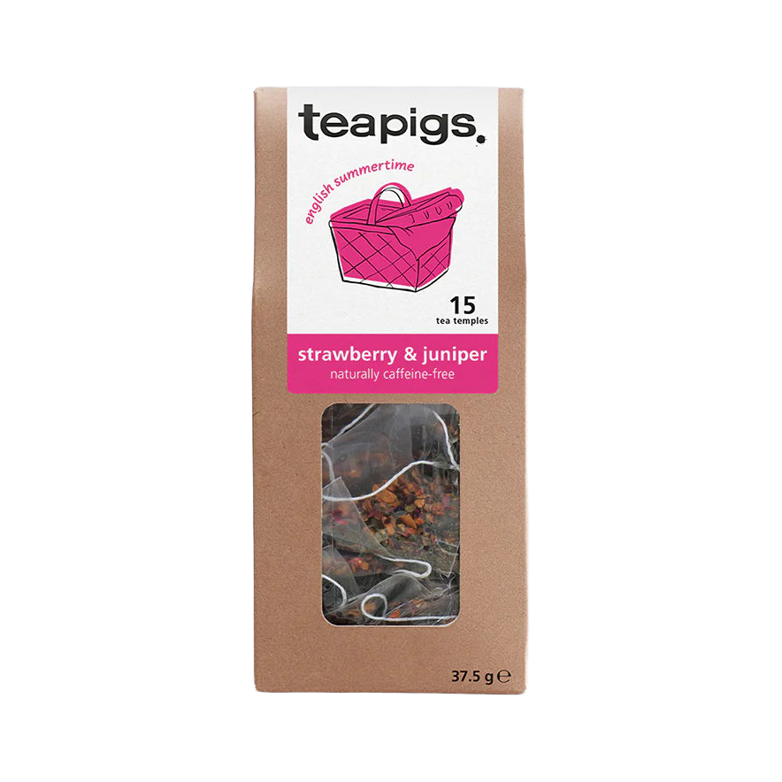 Teapigs Strawberry and Juniper Tea 15pk EOL - product view 1