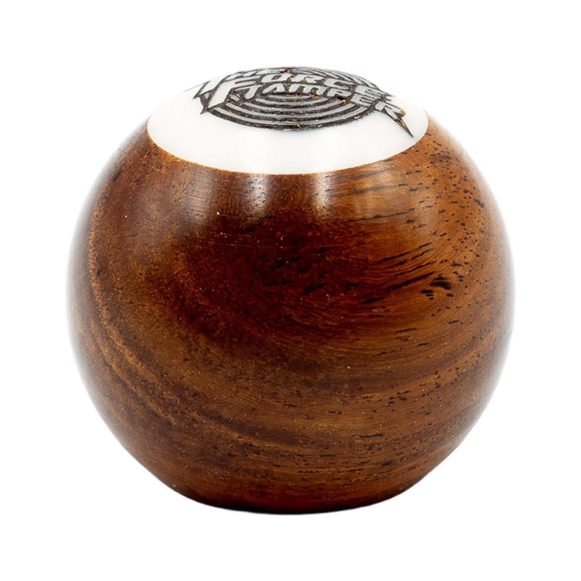The Force Tamper Ball Handle Wood & Stainless Steel - product view 2