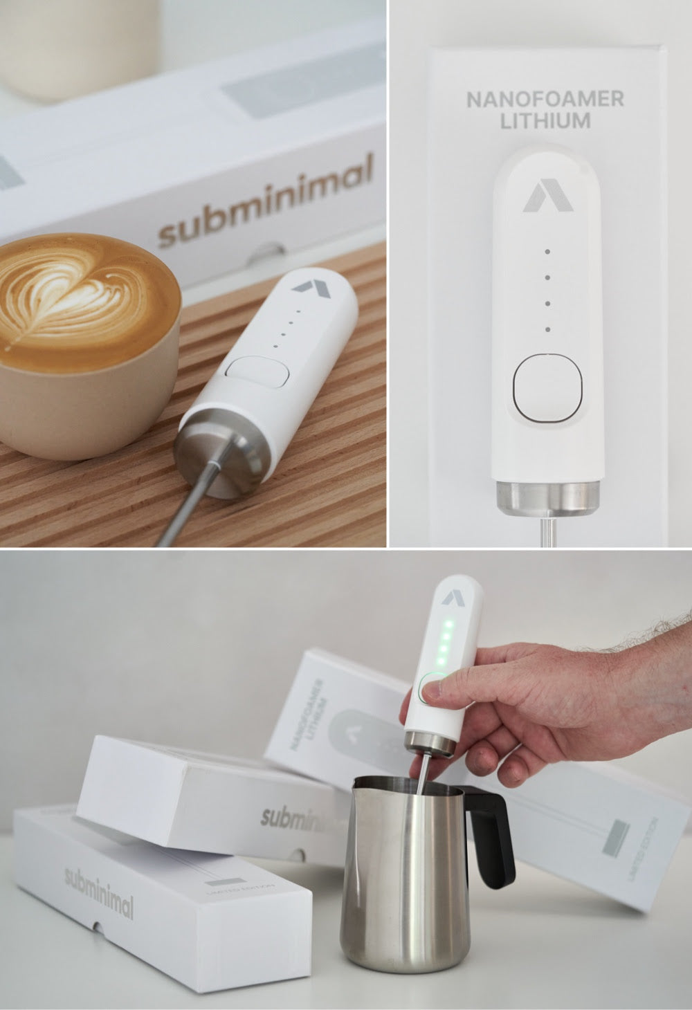 Subminimal NanoFoamer Lithium Special Edition WHITE [DG] – Central